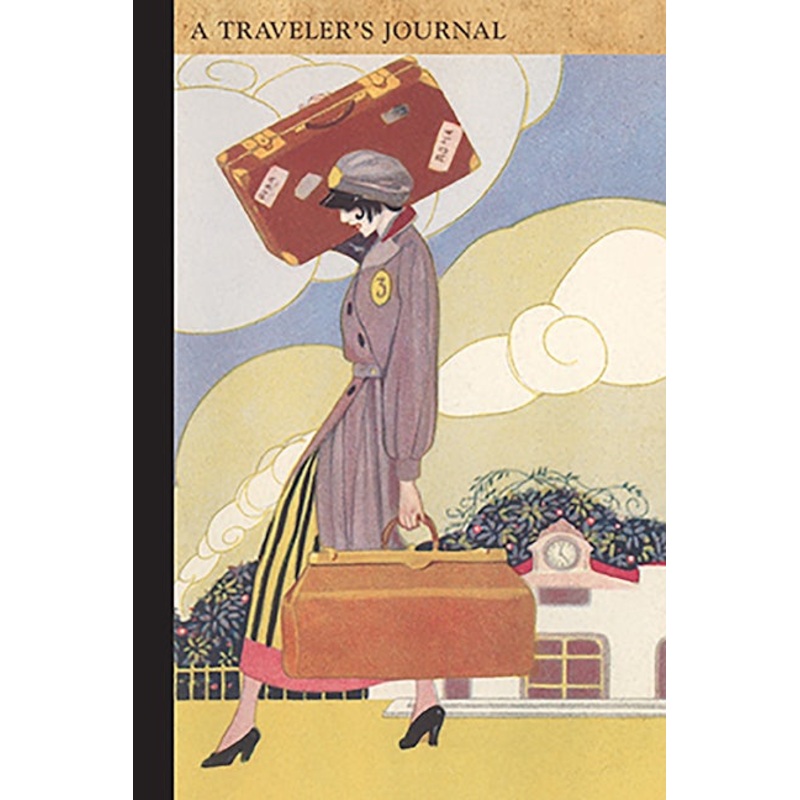 Woman Carrying Suitcase: A Traveler's Journal